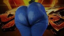 animated ass ass_bigger_than_head ass_focus black_hair chinese_clothes chun-li clapping_cheeks facing_away female huge_ass kishi kishi3d pants shaking_ass solo street_fighter tagme twerk twerking video