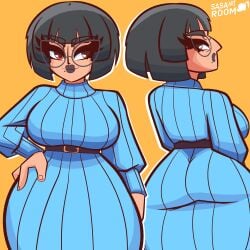 ass breasts elena_(sasaartroom) female milf sasaartroom