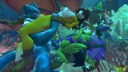 2boys 4girls anchor aquaphilia bikini bondage breathplay cunnilingus delta_hooves deltahooves drowning facefuck female female_fox fox friendship_is_magic gift_art harem hasbro male mare multiple_girls my_little_pony nude oral orgasm original_characters pegasus peril pony sfm source_filmmaker underwater underwater_peril unicorn zebra zecora_(mlp)