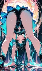 ai_generated areolae ass blush breasts completely_nude curvy female full_body hentai high_resolution highly_detailed large_breasts long_hair looking_at_viewer navel nipples nsfw nude open_mouth patreon pinkbunnies pussy rule34 seductive simple_background smile solo thick_thighs thighs uncensored wide_hips wuthering_waves yinlin