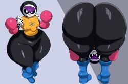ass_bigger_than_head ass_focus big_ass big_breasts brawl_stars femboy huge_ass male_only meeple_(brawl_stars) senior_garabato thighs_large