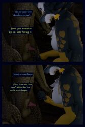 3d_(artwork) absurd_res animal_genitalia anthro arm_warmers armwear balls blue_body blue_fur clothing comic daughter_(lore) dialogue digital_media_(artwork) dragon duo european_mythology father_(lore) father_and_child_(lore) father_and_daughter_(lore) female flauntingfornication fur genitals green_body green_scales hi_res kobold looking_at_genitalia looking_at_penis male male/female mythological_creature mythological_scalie mythology parent_(lore) parent_and_child_(lore) parent_and_daughter_(lore) penis penis_tip scales scalie sheath western_dragon white_body white_fur wyvern