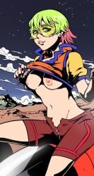 1girls bonerbob breasts nipples redline sonoshee_mclaren