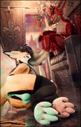 3d_(artwork) absurd_res after_sex anal anal_sex anthro anthro_on_anthro anthro_penetrated anthro_penetrating anthro_penetrating_anthro anus ass big_butt black_border blender_(artwork) bodily_fluids border canid canine clothing cum cum_drip cum_in_ass cum_inside digital_media_(artwork) dirty dripping duo feet fishnet_clothing fishnet_topwear foot_fetish foot_focus foot_lick foot_play fox fur genital_fluids genitals hair hi_res implied_orgasm legwear licking lill_esp lill_espion looking_pleasured male male/male male_penetrated male_penetrating male_penetrating_male mammal nude open_mouth orange_body orange_fur pawpads paws penetration raised_tail red_body red_fur rexouium saliva_on_face saliva_on_hand sex submissive tail tail_anus thick_thighs thigh_highs tongue topwear white_body white_fur