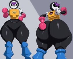 ass_bigger_than_head big_ass big_breasts brawl_stars femboy huge_ass meeple_(brawl_stars) senior_garabato thighs_large