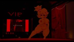 1girls 3d a1animatronic animated areolae ass barefoot big_ass breasts chiku chiku_(cryptia) commission commissioner_upload completely_nude completely_nude_female cryptiacurves dancing fazclaire's_nightclub female female_only fredina's_nightclub full_body music naked naked_female nipples nude nude_female purple_eyes pussy smile solo solo_female sound tagme video vrchat yellow_eyes