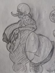 1girls ass_bigger_than_head big_ass big_breasts demon_girl doom hell_knight_(doom) huge_ass huge_breasts kaxta looking_back muscle_mommy nightmare_waifu thick_thighs video_games wide_hips