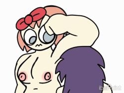 2d_animation 2girls animated armpits doki_doki_literature_club fercholito peruvian_female saori_(the_p-club) sayori_(doki_doki_literature_club) the_p-club yasuri_(the_p-club) yuri yuri_(doki_doki_literature_club)