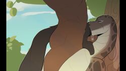 16:10 1boy 1girls 2d_animation against_natural_surface against_surface against_tree all_the_way_to_the_base animal_genitalia animal_penis animated anthro anthro_penetrated balls big_breasts big_penis bodily_fluids breast_squish breasts brolaren brown_body brown_fur cum cum_in_mouth cum_in_throat cum_inside day deep_throat deepthroat dominant dominant_male drinking drinking_cum duo equid equine equine_genitalia equine_penis erection face_fucking faceless_character faceless_male female female_focus female_penetrated fur furry genital_fluids genitals hi_res huge_breasts interspecies interspecies_sex irrumatio longer_than_10_seconds looking_at_genitalia looking_at_penis male male/female male_moaning male_penetrating male_penetrating_female mammal moaning non-mammal_breasts nude oral oral_penetration orgasm original original_character original_characters outside outside_sex penetration penile penile_penetration penis penis_in_mouth plant pubes pull_out reptile saggy_balls saliva saliva_string scalie sex short_playtime shorter_than_30_seconds side_view silversounds sky skyscape snake snake_girl solo_focus sound sound_edit squish standing straight submissive submissive_female tagme tail third-party_edit throat_bulge throat_fuck tongue tree vein video widescreen