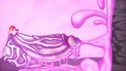 anthro apologeist_(helloimfurry) balls big_balls big_penis blush blushing_profusely bodily_fluids colored_cum cracked_wall cum ejaculation embarrassed excessive_cum excessive_genital_fluids flushed genital_fluids genitals ghost helloimfurry hi_res huge_balls huge_cock hyper hyper_balls hyper_cum hyper_genitalia hyper_penis male penis pink_background pink_cum simple_background solo spirit unusual_bodily_fluids unusual_cum unusual_genital_fluids vein veiny_balls veiny_penis