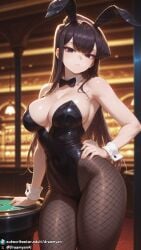 1girls ai_generated bare_shoulders big_breasts black_hair breasts bunny_ears bunny_girl bunny_tail bunnysuit closed_mouth clothed clothed_female curvy curvy_body curvy_female dark_hair dreamyan_ai female female_focus female_only fishnets hi_res high_quality high_resolution highres komi-san_wa_komyushou_desu komi_can't_communicate komi_shouko large_breasts long_hair looking_at_viewer pantyhose pose purple_eyes purple_hair seductive seductive_eyes seductive_look seductive_mouth seductive_pose solo solo_female solo_focus thick_ass thick_thighs thighs uncensored