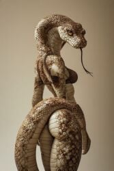 ai_assisted ai_generated animal anthro anthromorph beastiality big_breasts female female_only humanoid humanoid_anthro humanoid_genitalia realistic sexy_body sexy_pose snake snake_girl thefinalrule