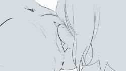 animated anthro cunnilingus duo female female/female frame_by_frame genitals inner_labia lagomorph leporid licking mammal oral rabbit sex tongue vaginal_penetration vulva whiteboba