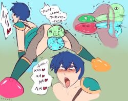 2021 aik_(xxxx52) anal deep_penetration female sequence slime slime_sex slimes tagme xxxx52