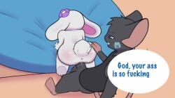 all_fours announcing_orgasm anthro anthro_female anthro_on_anthro anthro_penetrated anthro_penetrating cum cum_in_vagina cum_inside lantha milachu milachu92 tagme video