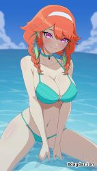 1girls 2d 2d_(artwork) 2d_artwork adult adult_female arm_support bare_arms bare_belly bare_chest bare_hands bare_hips bare_legs bare_midriff bare_navel bare_shoulders bare_skin bare_thighs belly belly_button big_boobs big_breasts bikini bikini_bottom bikini_only bikini_top blue_bikini blue_bikini_bottom blue_bikini_top blue_choker blue_sky blue_swimsuit blue_swimwear braid braided_hair braided_twintails braids breasts busty busty_female busty_girl butterfly_sitting choker cleavage closed_mouth_smile clouds collarbone day daylight daytime dayyo_(daydarion/day-chan) digital digital_art digital_drawing digital_drawing_(artwork) digital_media digital_media_(artwork) drawing dripping_wet exposed exposed_arms exposed_belly exposed_chest exposed_hips exposed_legs exposed_midriff exposed_navel exposed_shoulders exposed_skin exposed_thighs eyebrows_visible_through_hair female female_focus female_only fingers ginger ginger_hair green_hair green_highlights groin hairband half_naked half_nude halterneck head_tilt high_resolution highres hololive hololive_english horizon hourglass_figure large_boobs large_breasts lean_figure legs_apart legs_folded legs_spread long_hair looking_at_viewer mature mature_female midriff naked naked_female naked_woman narrow_waist navel nude nude_female nudity ocean orange-haired_female orange_hair orange_hair_female outdoor outdoor_nudity outdoors outside partially_undressed pink-eyed_female pink_eyes sea seaside seiza semi_nude shoulders sitting sitting_on_ass sitting_on_floor sitting_on_ground sitting_on_knees sky slender_body slender_waist slim_female slim_waist smile smiley_face smiling smiling_at_viewer soaked solo spread_legs spreading_legs spreading_thighs streaked_hair string_bikini swimsuit swimwear takanashi_kiara takanashi_kiara_(2nd_costume) thighs tilted_head twin_braids twintails two-tone_hair upper_body virtual_youtuber vtuber vtuberfanart water wet wet_bikini wet_body wet_legs wet_skin wet_swimsuit wet_thighs white_hairband wide_hips youtuber youtuber_girl