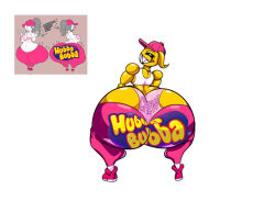 animatronic animatronic_female beakless chicken chicken_girl female five_nights_at_freddy's five_nights_at_freddy's_2 fnaf hubba_bubba hubba_bubba_bubble_butt pantur1 phasianid robot robot_girl scottgames solo toy_chica_(fnaf) yellow yellow_skin
