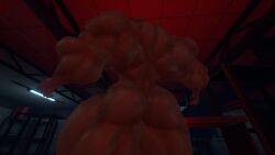 1boy 3d big_ass big_pecs five_nights_at_freddy's hyper_muscles male male_only muscular muscular_male self_upload solo spring_bonnie_(fnaf) veiny vrchat vrchat_avatar