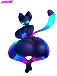 animal_humanoid anthro ass big_ass big_breasts big_butt breasts felid felid_humanoid feline feline_humanoid female fortnite glowing_eyes hi_res huge_ass huge_breasts huge_butt humanoid looking_at_viewer lynx_(fortnite) simple_background solo zeglo-official