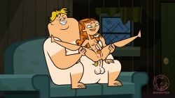 1boy 1boy1girl 1girls 2d 2d_animation accurate_art_style anal anal_riding anal_sex animated anus areolae artist_logo artist_name audio balls breasts bushy_pubes completely_nude completely_nude_female completely_nude_male couch couch_sex duo fat fat_male female_pubic_hair green-eyed_female green_eyes green_eyes_female human human_on_human human_only izzy_(tdi) larger_male light-skinned_female light_skin long-haired_female long_hair long_hair_female loop looping_animation male_pubic_hair nipples nude nude_female nude_male obese obese_male on_couch overweight overweight_male owen_(tdi) penis penis_in_ass perky_breasts pubic_hair riding_anal sex size_difference skinny skinny_female smaller_female sound sound_effects straight straight_sex suitedfox tagme tanlines total_drama_island video