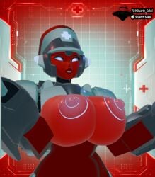 3d 3d_(artwork) 3d_model alien alien_girl alien_humanoid autobot big_areola big_ass big_boobs big_breasts big_butt big_nipples big_thighs blender blender3d blender_(artwork) blender_(software) blender_cycles blender_eevee cybertronian female hssakai madkatz8 red_alert render robot robot_girl robot_humanoid stuarth_sakai transformers transformers_animated transformers_prime