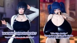 1girls before_and_after bimbo bimbo_body bimbo_lips bimbodolllulu bimbofication bimbofied brainwashed brainwashing goth gothification gothified huge_ass huge_breasts persona persona_5 tae_takemi thick_thighs transformation transformation_sequence