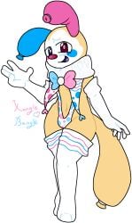 alternate_version_available blushcrunch_studio bulge dandy's_world dandys_world dandys_world_oc femboy looey_(dandy's_world) male_focus male_only oc revealing_clothes roblox solo solo_male submissive_male waving_at_viewer
