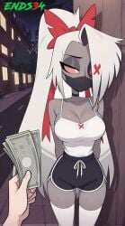 vaggie (hazbin hotel) from hazbin hotel by ends34