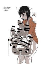 1futa artist_request black_hair breasts full-package_futanari futanari huge_balls huge_breasts huge_cock large_breasts large_penis large_testicles long_penis multi_genitalia multi_penis penis polyphallia tagme testicles