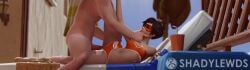 1boy 1girls 32:9 3d 4k 60fps animated athletic_female beach_chair beach_towel beach_umbrella brown_hair goggles human lifeguard lifeguard_tracer loop male/female no_sound orange-tinted_eyewear overwatch shadylewds straight swimsuit tagme tinted_eyewear tracer tropical ultrawide vaginal_penetration video visor