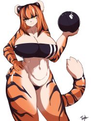 big_breasts feline female furry tagme taphris thick_thighs