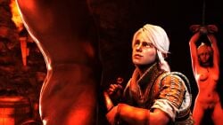 3d castration ciri darkestdark nipples penis pussy tagme the_witcher_(series) the_witcher_3:_wild_hunt