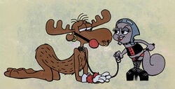 bullwinkle_j_moose gag jay_ward_productions male_only rocket_j_squirrel rocky_and_bullwinkle tagme