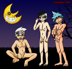 black_star bumwolf death_the_kid male male_only multiple_males soul_eater soul_eater_evans tagme yaoi