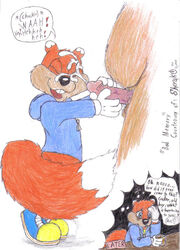 anthro conker conker's_bad_fur_day cum drunk handjob hiccuping male male_only tagme timon-berkowitz toony yaoi