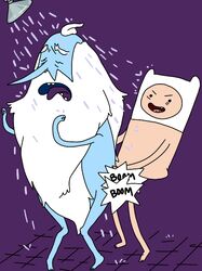 adventure_time cartoon_network finn_the_human gay ice_king male male/male male_only straight_hair tagme