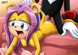 archie_comics bbmbbf furry isabella_mongoose mobius_unleashed palcomix partial_male sega shadow_the_hedgehog sonic_(series)