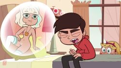 fantasizing gigantor_(artist) jackie_lynn_thomas jerkingoff marco_diaz masturbating masturbation star_butterfly star_vs_the_forces_of_evil straight_hair