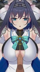 1boy 1girls 60fps animated armpits arms_above_head arms_up armwear big_breasts blue_eyes blush blushing boob_window bow breasts chains clothed clothed_paizuri cum cum_between_breasts cum_leaking cum_on_breasts cum_overflow disembodied_penis earrings engulfing_paizuri eyebrows_visible_through_hair hair_ornament heart_jewelry hololive hololive_english hololive_english_-council- hololive_english_-promise- huge_breasts large_penis latino_male laying_on_back laying_on_bed light-skinned_female lk lk_(lk00) long_hair longer_than_30_seconds nt00 ouro_kronii outercourse paizuri paizuri_under_clothes pale-skinned_female pale_skin perpendicular_paizuri purple_hair solo_focus sound sound_effects tan-skinned_male upscaled video virtual_youtuber zipper