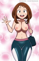 ochako uraraka from my hero academia by nightmare hdraw