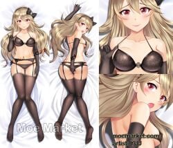 1girls ass ass_visible_through_thighs back back_view bare_back bare_shoulders bare_thighs big_ass black_panties blonde_hair bow breasts brown_panties collarbone corrin_(fire_emblem) corrin_(fire_emblem)_(female) covered_nipples dakimakura elbow_gloves female_only fingering fingering_self fire_emblem fire_emblem_fates garter_belt gloves hair_between_eyes hairband lingerie looking_at_viewer looking_back masturbation medium_breasts moe_market nintendo on_back on_bed open_mouth panties partially_visible_vulva pulling pussy_juice red_eyes shy_smile sideboob small_breasts smile solo teasing thighhighs thighs undressing