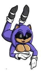 ass big_breasts big_breasts black_sclera blue_hair blue_skin breasts cute_face lord_x parempoomp sonic.exe sonic_(series) thighs