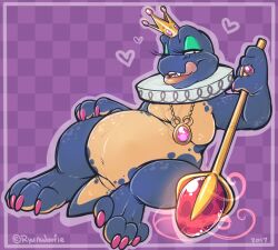 1girls bedroom_eyes chubby_female female heart licking_lips looking_at_viewer presenting ryunwoofie seductive sorceress_(spyro) spyro_the_dragon suggestive tongue_out