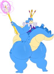 1girls ass big_ass bubble_butt denizen1414 female huge_ass interracial scalie solo sorceress sorceress_(spyro) spyro_the_dragon thick_thighs thunder_thighs transparent_background video_games white_background