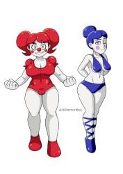 artidemonboy baby_(fnafsl) ballora ballora_(fnafsl) circus_baby circus_baby_(fnaf) five_nights_at_freddy's five_nights_at_freddy's:_sister_location fnaf mother_and_daughter sister_location