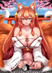 1futa 1girls animal_ears ass big_breasts big_penis breasts clothed clothing cysh erect_penis erection female fox_ears fox_girl fox_tail futa_giantess futa_on_female futanari giant_futanari giantess huge_breasts huge_cock humanoid humanoid_penis imminent_rape imminent_sex kaiju kemonomimi kitsune light-skinned_female light-skinned_futanari light_skin macro macro_futa micro micro_female micro_on_macro micro_on_penis mostly_clothed penis rape restrained silver_hair size_difference vkelis