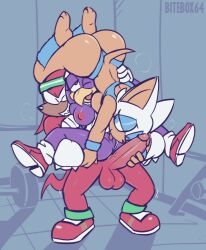 knuckles the echidna from sega by bitebox64