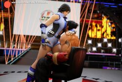 3d 3d_(artwork) asphyxiation ballbusting bondage boots brown_hair dominant dominant_female domination dominatrix female female_domination femdom fighting_ring helpless jin_kazama jvfemdom kazama_asuka kazama_jin knee_boots legs male pain reverse_wrestlingryona shirtless_(male) short_hair smothering tekken tekken_7 thick_thighs thighs tied_up victory_pose wrestling_femdom