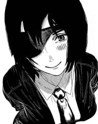 chainsaw_man edit eyepatch himeno_(chainsaw_man) hourglass large_breasts leki_ltb suit