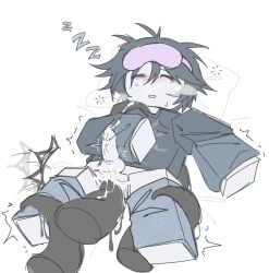 1boy 1other azure_(forsaken) balls blocky_body breath_cloud cum cum_in_ass cum_on_face cumshot drugged_sex forsaken_(roblox) gay in_bed male nonbinary oblivious official_alternate_costume orgasm pillow roblox roblox_game robloxian self_upload sleep_mask sleeping sleeping_sex sleepy_two_time somnophilia tentacle tentacle_dick tentacle_in_ass tentacle_penetration tentacle_sex tentacle_under_clothes tentacles_around_legs tents trembling two_time two_time_(forsaken) watever_zzz yaoi